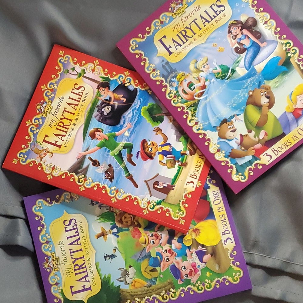 Fairytales Coloring & Activity Books‎